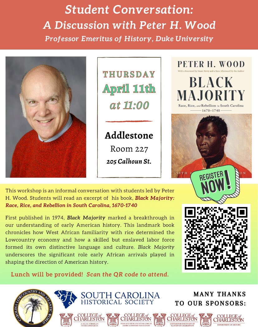 Carolina Lowcountry & Atlantic World Program tweet media