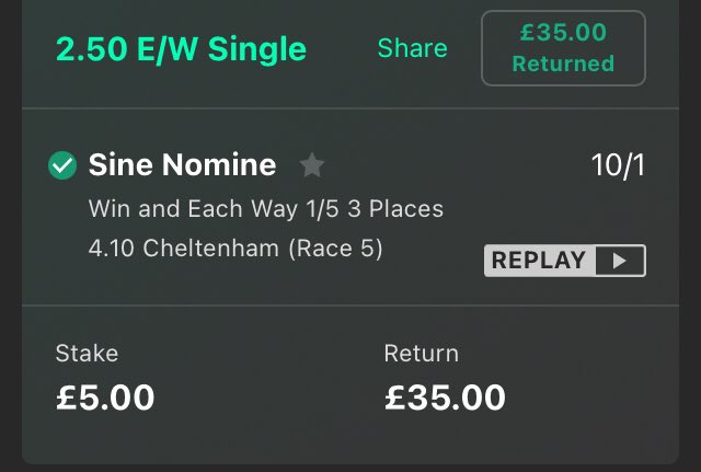 Sine Nomine 😍 #Cheltenham2024