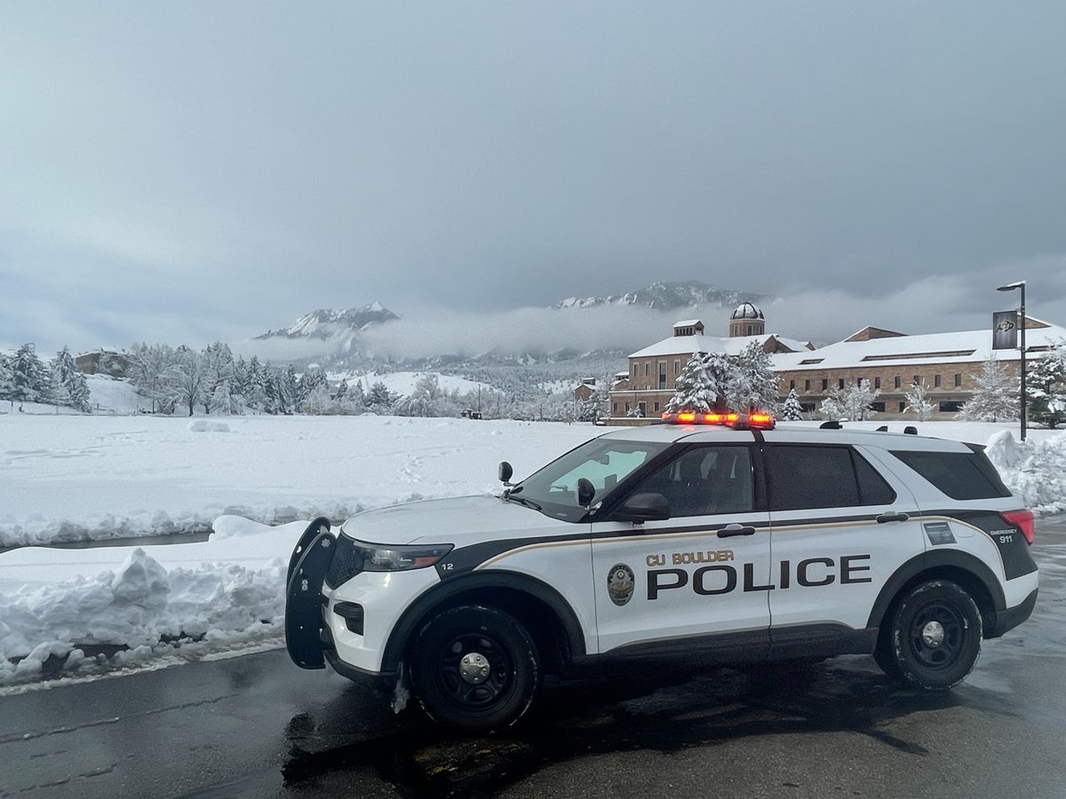 CUBoulderPolice's tweet image. We drive different vehicles but our goal is the same: safety on campus! #ShoutOut to everyone working to #DigOut at #CUBoulder! We appreciate you!💙 
#cowx #teamwork #snowday ❄️❄️❄️