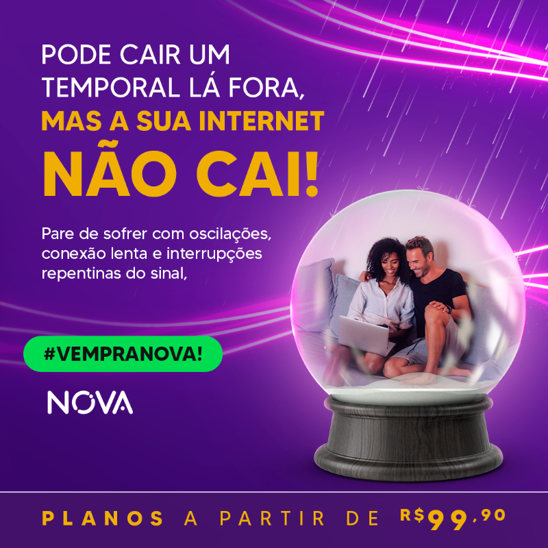 rnovatelecom's tweet photo. Queda frequente da conexão, oscilação no sinal e longos períodos sem internet são alguns dos principais problemas de quem NÃO é cliente Nova! 

Aqui, você tem a melhor conexão da região, internet rápida e instalação em até 24h. 

Clique e conheça os planos!
