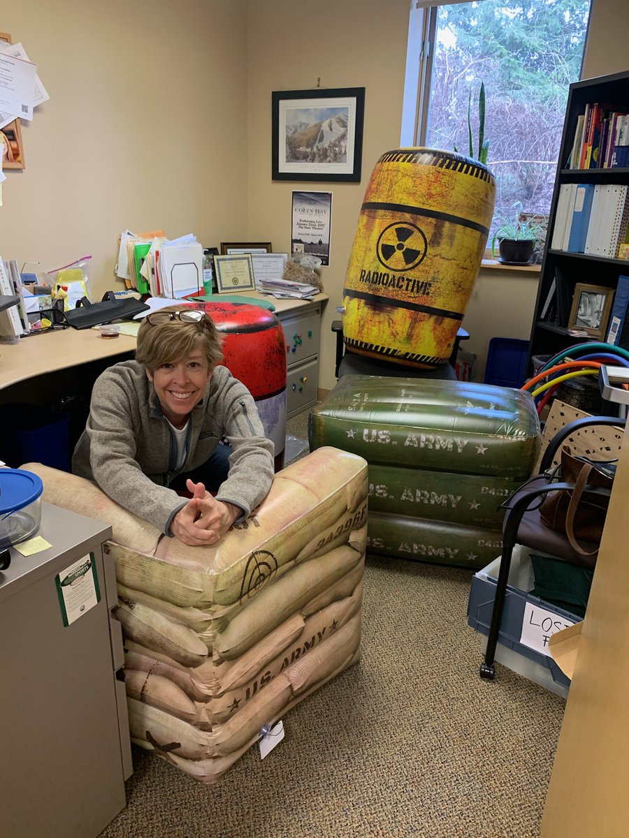 Just another day for our Recreation Supervisor, Beth Lee, getting ready to bring the first-ever Nerf Battle to Centre Region's parks! The next event is on Saturday, May 4th from 10-12 PM, at Sunset Park. Register at this link: ow.ly/VLeQ50QUGWk