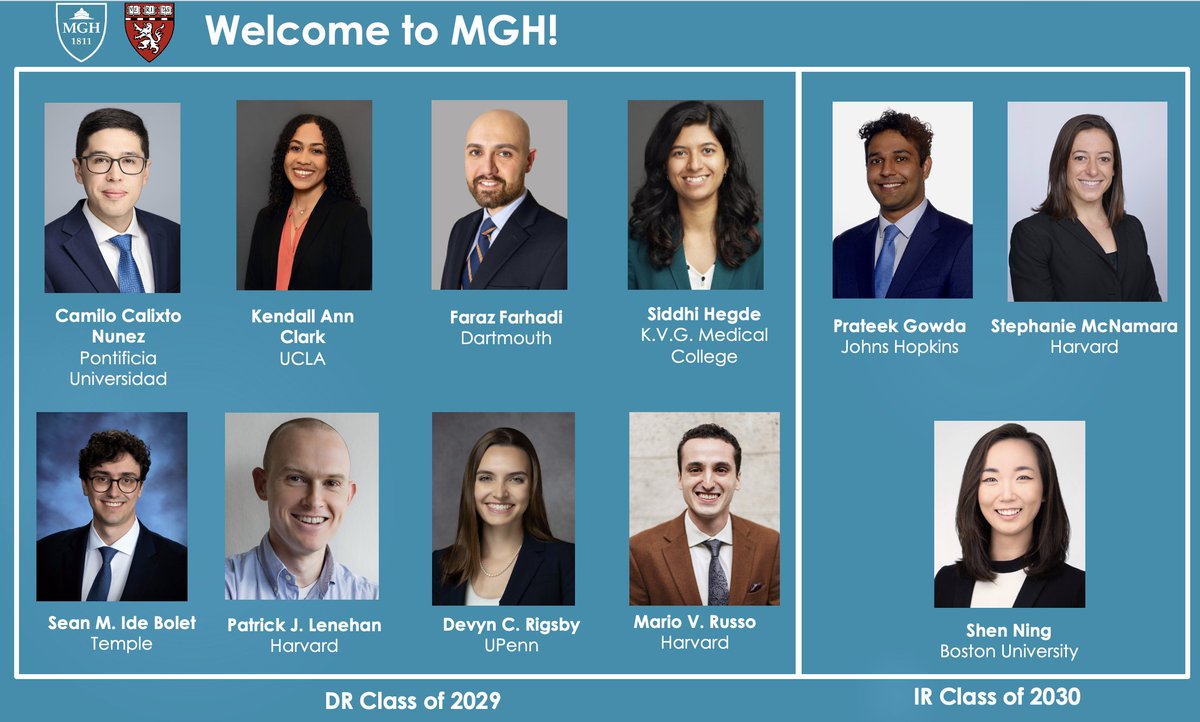 📢 Introducing our newest residents! We are thrilled to have you join us and cannot wait until you are here! 📷 Happy Match Day! #MatchDay2024 #FutureRadRes #RadRes 
<a href="/MGHIR1/">MGHIR</a>
