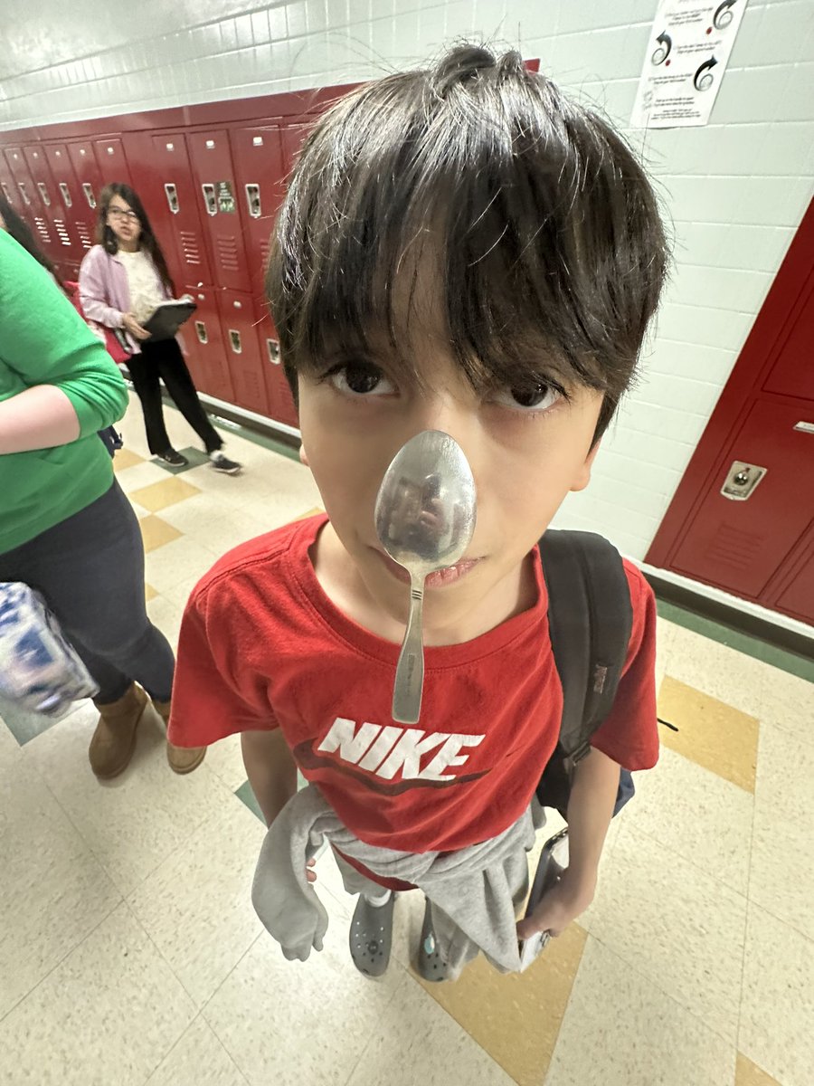 If you give a student they he may stick it to his nose. #longweekforeveryone #springfever #happyfriday <a href="/TheVilleSMS/">Somerville Middle School</a>
