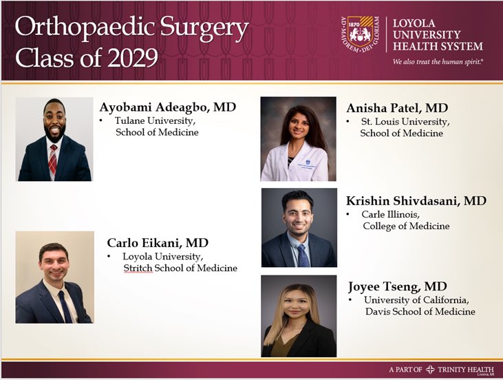 Hassan Farooq, MD (@hassanfarooqmd) on Twitter photo Huge congratulations to the newest members of the <a href="/LoyolaOrthoRes/">Loyola Orthopaedic Residency</a> family! #orthotwitter Huge congratulations to the newest members of the <a href="/LoyolaOrthoRes/">Loyola Orthopaedic Residency</a> family! #orthotwitter