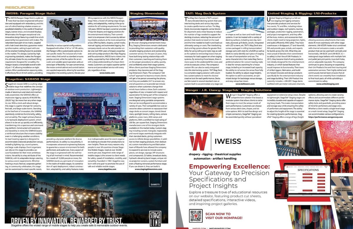 Check out our write-up! Thank you to Projection, Lights and Staging News (PLSN) Magazine for including us with all these amazing other companies. 

bit.ly/3PhdmHM 

#plsn #staging #rigging #unidec #unibloc #liveevent #stagingcompanies #eventproduction #wemakeevents