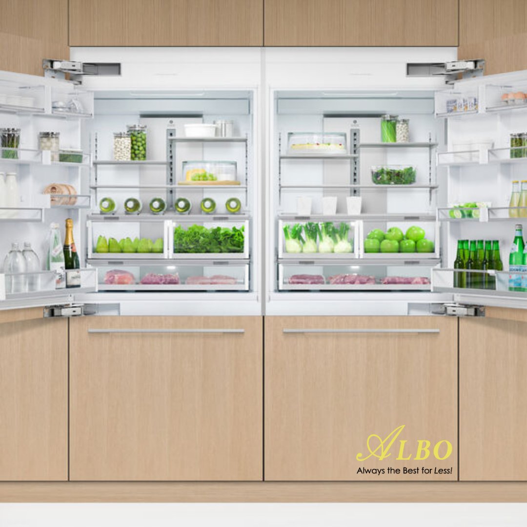 Experience the pinnacle of refrigeration with a suite of Columns that combine to make a bold statement and elevate the design aesthetic of the kitchen.

#FisherPaykel #AlboAppliance #LuxuryKitchen #ApplianceUpgrade