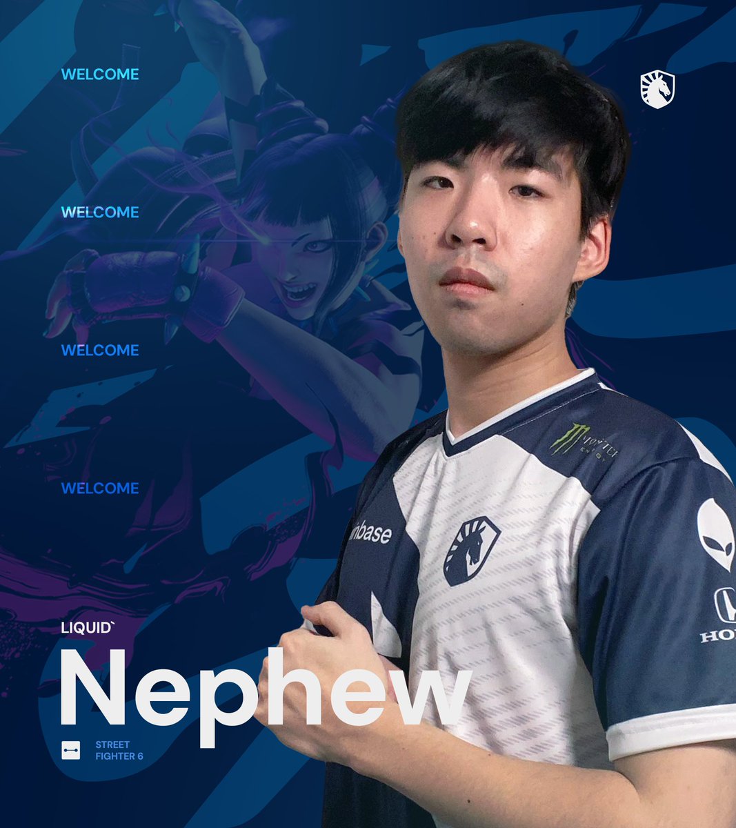 A rising star in Street Fighter 6, Juri prodigy @nephewdork joins the wave🌊 Welcome💙