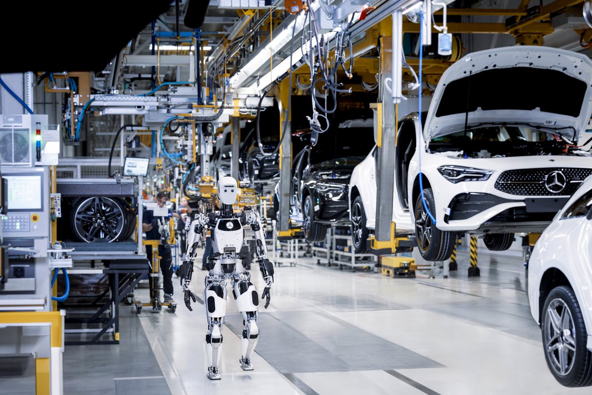 We are ecstatic to be collaborating with @MercedesBenz to empower staff in its manufacturing facilities with state-of-the-art technology that automates physically demanding, repetitive and dull tasks that people don't want to do. Stay tuned, this is just the beginning.