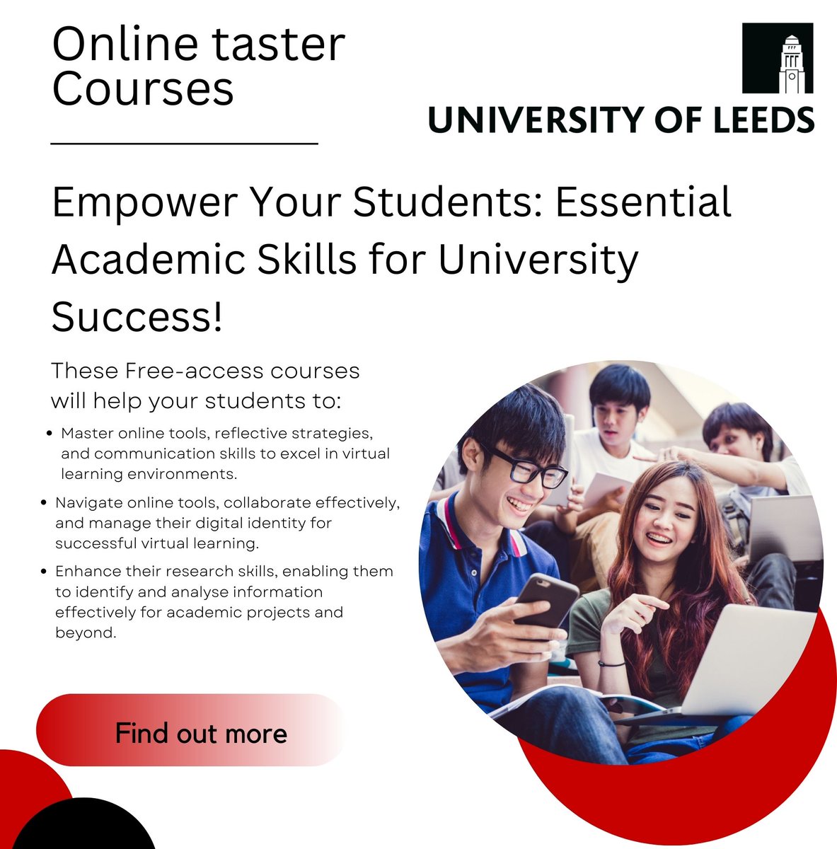 #Teachers, equip students for university success! Explore our taster courses, nurturing #academicskills for higher education. 
Sign up on FutureLearn now! #UniversityPrep #AcademicSkills 📚✨ bit.ly/3jVrzLv