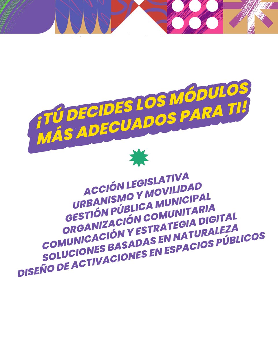 elfuturoflorece's tweet photo. ¡Moviliza a tu comunidad y transforma tu ciudad! Sé parte de la 𝗘𝘀𝗰𝘂𝗲𝗹𝗮 𝗱𝗲 𝗖𝗿𝗲𝗮𝗰𝘁𝗶𝘃𝗶𝘀𝗺𝗼. 

Diseña o fortalece tu proyecto social cursando nuestros módulos y recibiendo mentoría de especialistas. 

Aplicar aquí: https://t.co/pMNqjf6j6B https://t.co/DHmCBfEty1