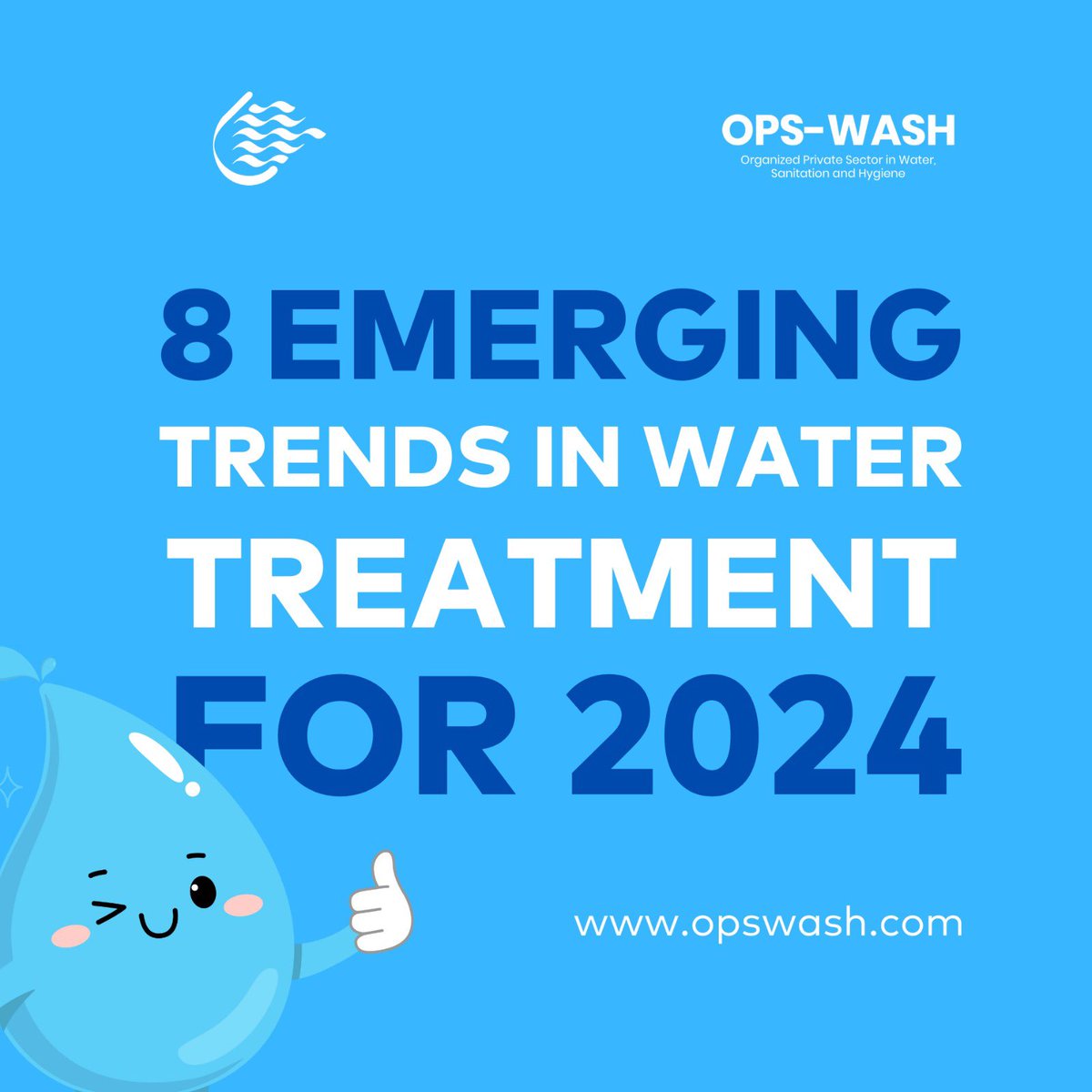 There are some major water treatment trends shaping the industry for 2024: 1. Digital Water Management 2. Wastewater Processing 3. Advanced Filtration 4. Flood Prevention 5. Water-saving Technology 6. Decentralized Infrastructure 7. Innovative Materials 8. Desalination #water 💧