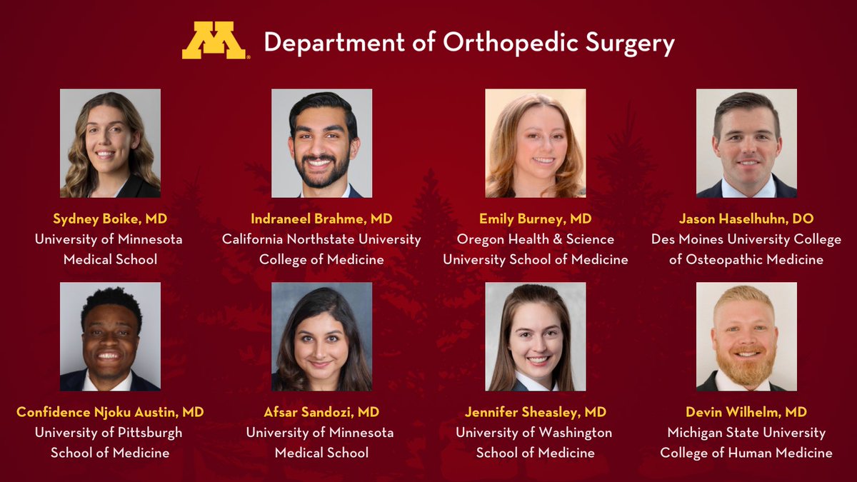 It’s giving….bonafide talent! 🤌

#Match2024 | #MatchDay2024 | #UMNMatchDay2024 | #OrthoMatch | #orthotwitter