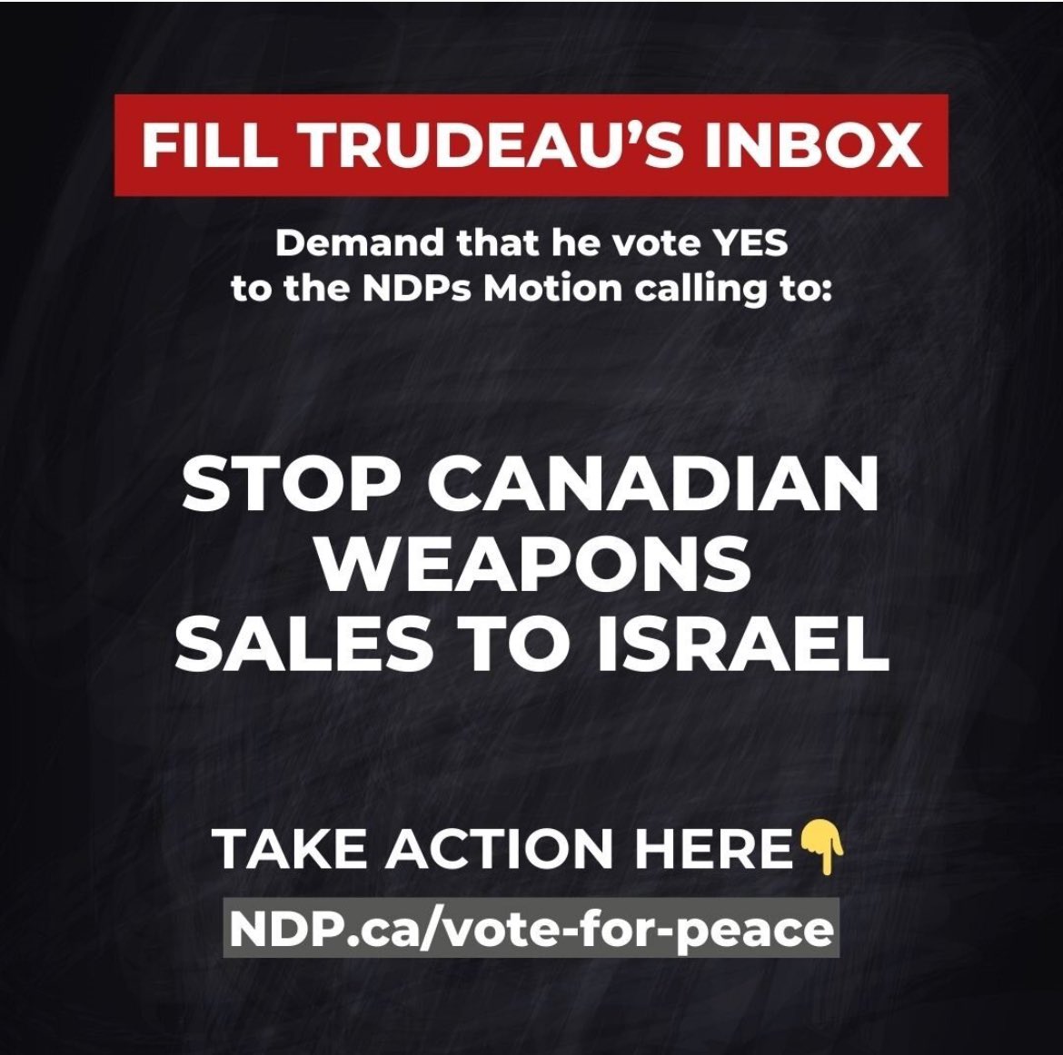 This weekend, don’t forget to tell Trudeau to stop supporting human rights abuses in Gaza #StopArmsSales #CeasefireNow