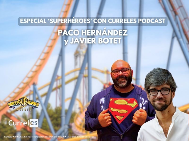 ❗​ SOLO HOY ​❗
Ven con tu #BonoParques a <a href="/ParqueWarner/">Parque Warner Madrid</a> y participa en directo en Curreles Podcast, dentro del Teatro Hollywood 🤩​
Hora y media en la que se hablará mucho de superhéroes con Paco Hernández y Javier Botet 🦸​🦸‍♀️​
¿Te lo vas a perder? 🏃‍♂️​🏃‍♀️