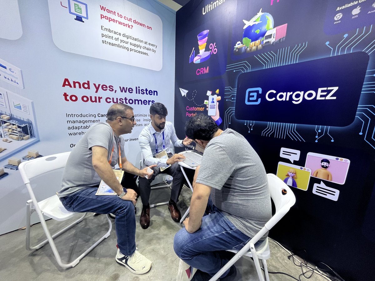 theCargoEZ's tweet photo. Signing off from @JCtransJCtrans Network event's final day! Cheers to a successful wrap-up! π Had a great event by having some insightful interactions and networking with industry professionals. #jctrans #jctransconference #freightmanagementsoftware #freightforwardingsoftware https://t.co/Uwdn31KMjv