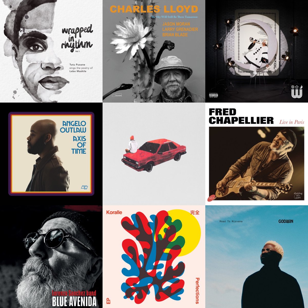 Best new releases [March 15, 2024]
• Tutu Puoane
• Charles Lloyd
• Tierra Whack
• Angelo Outlaw 
• Rhyan Douglas 
• Fred Chapellier
• Lorenzo Sanchez Band
• Koralle 
• Godwin 
#soulbagselection