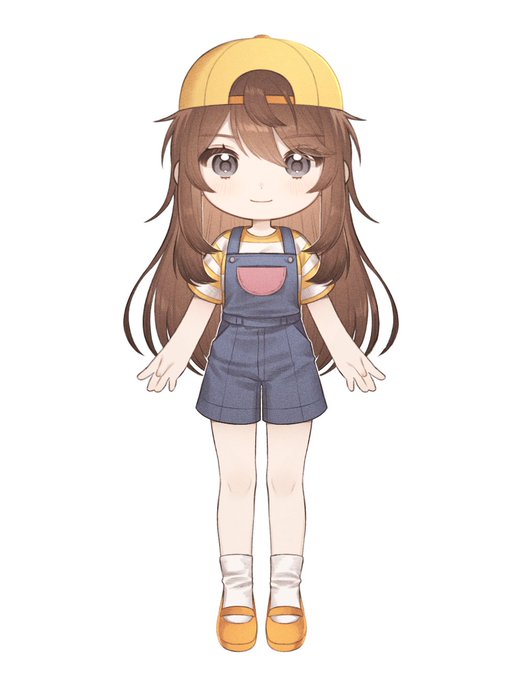 「chibi yellow headwear」 illustration images(Latest)