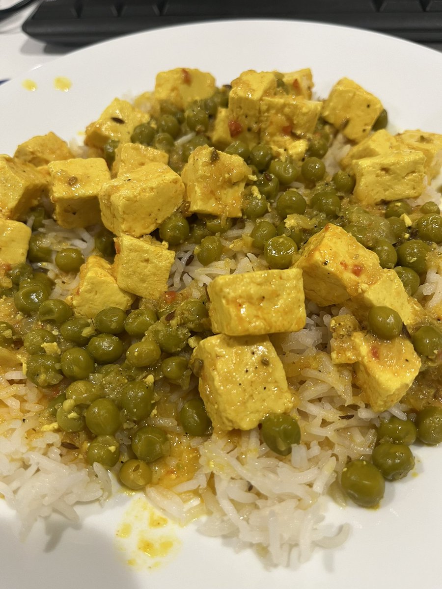 Mattar paneer for lunch What’s your favorite paneer dish?