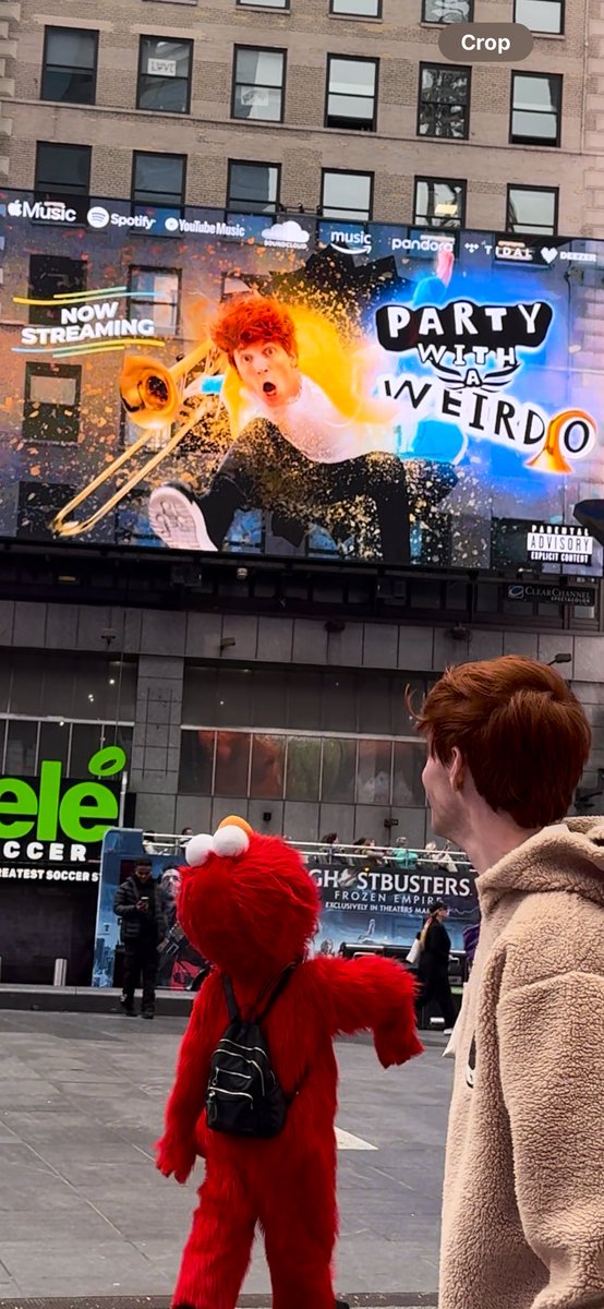 woke up in times square.. listen to PARTY LIKE A WEIRDO streaming now on youtube music🎶 <a href="/youtubemusic/">YouTube Music</a>