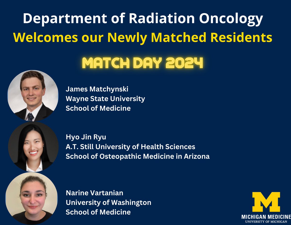 Dan_ChangMD's tweet photo. Thrilled to match an outstanding class for @UMichRadOnc residency!  Welcome to the Michigan family! It’s all about The Team The Team The Team! Go Blue! @MichRadOncRes https://t.co/NBohNyFhYV