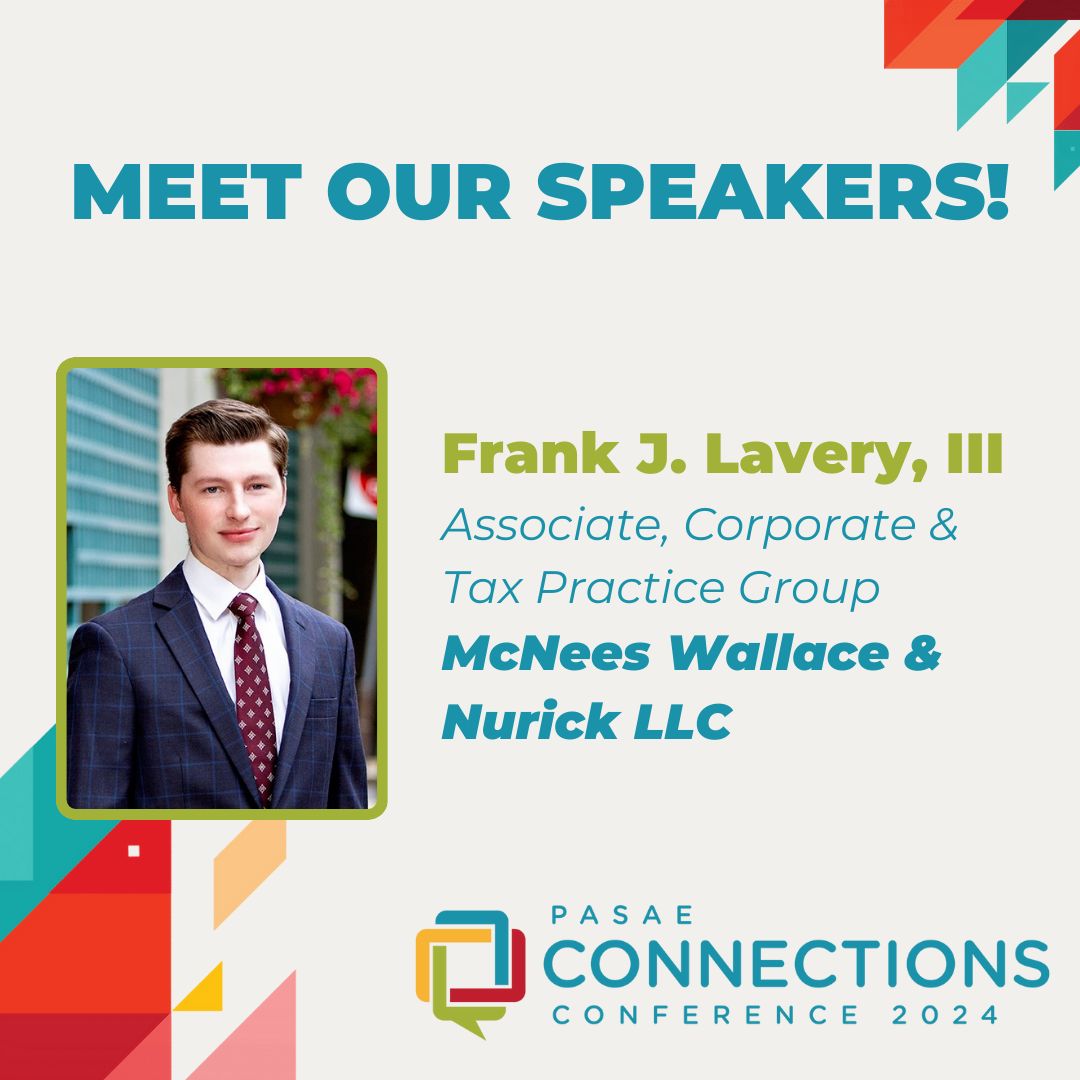 PASAEinfo's tweet photo. Don't miss Frank's presentation, "Contracts 101," during the 2024 PASAE Connections Conference! The deadline to register is Monday, March 18. Don't wait any longer, register now! 

Learn more &amp; register: https://t.co/eT2ibFcHIi 

#PASAE #Connections2024 #Education #Conference https://t.co/EhiOXpleIr