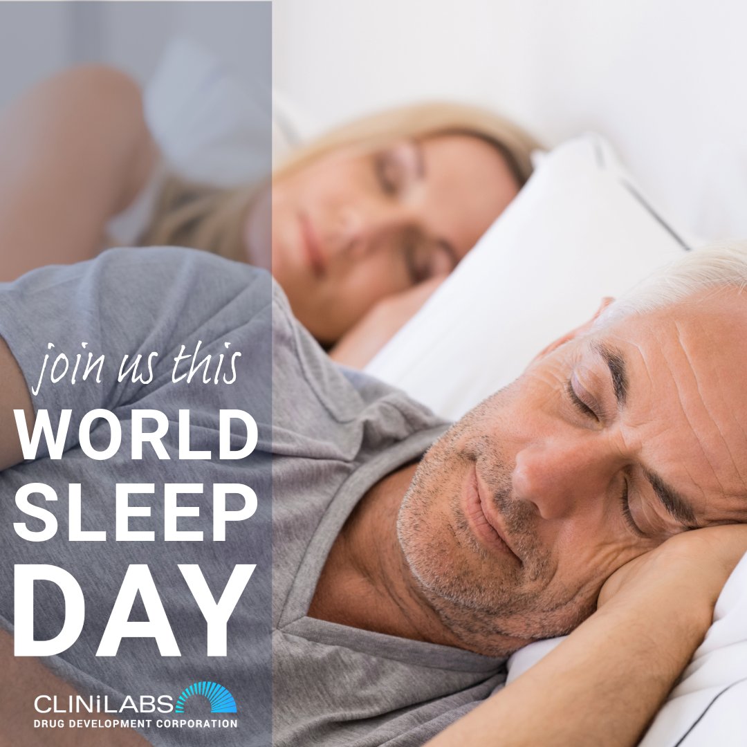 #Clinilabs has been at the forefront of developing advanced treatments for sleeping disorders since 2000. Join us on this World Sleep Day in bringing awareness to sleep and how essential it is for good health and overall well-being. #SleepEquityforGlobalHealth #WorldSleepDay