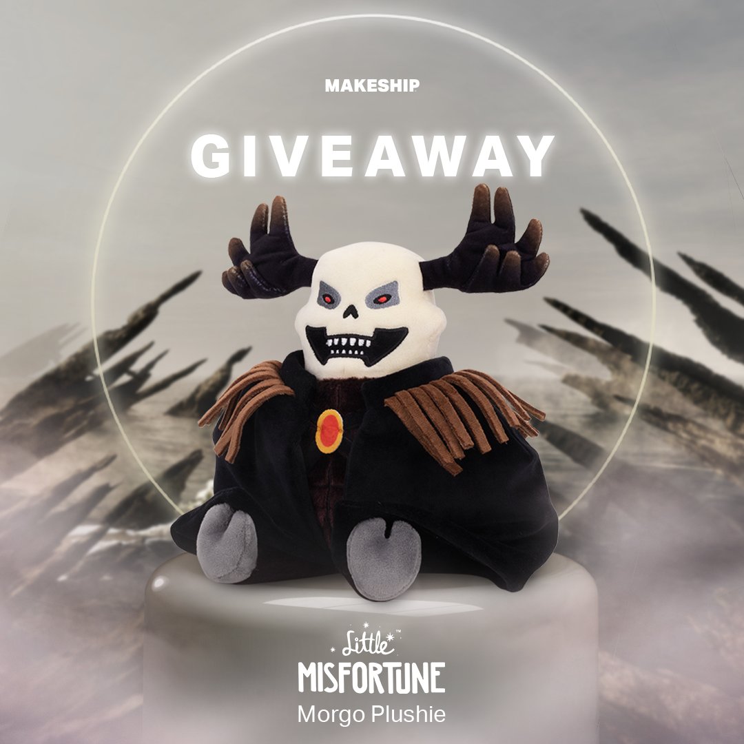 It’s giveaway time! 🎉 We’re giving you the chance to win 1 of 2 Morgo Plushies! 🫎🐦‍⬛

How to enter?
- Follow @makeship and <a href="/Killmondaygames/">KILLMONDAY GAMES</a>
- Retweet this post

Giveaway ends March 21st at 2pm (ET).
Good luck! ❤️