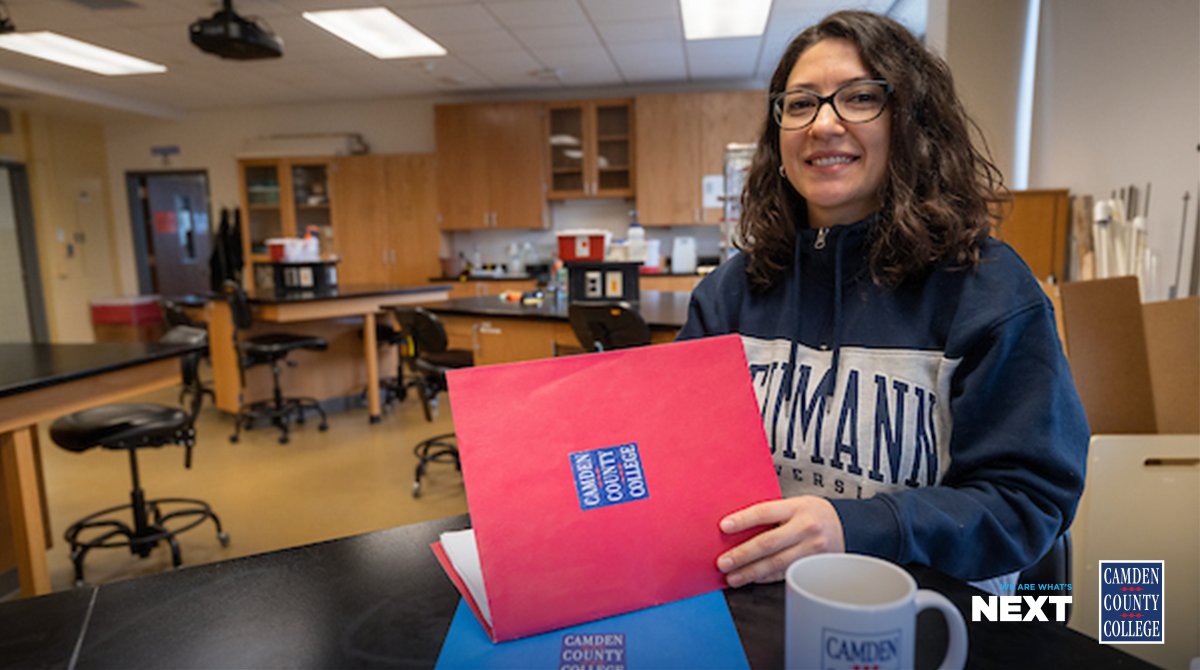 Graduating this spring and ready to transfer? The @NeumannUniv Full-Tuition Partnership Scholarship application is due in ONE MONTH on April 15! Apply here: camdencc.edu/event/transfer… 📷: Sumbul Kiroglu, 2023 Neumann University Full-Tuition Scholarship recipient