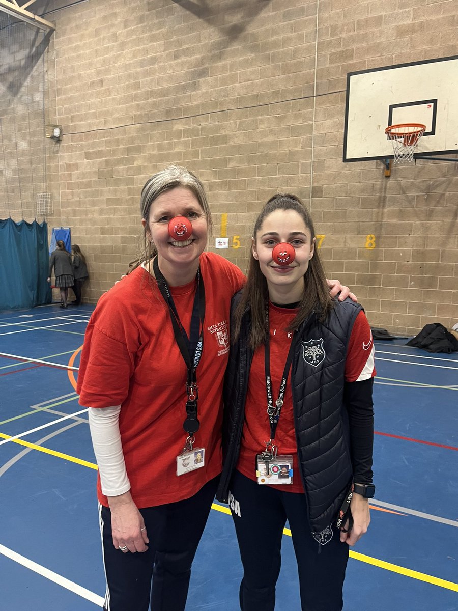 MiddlewichPE's tweet photo. 🚨MHS RED NOSE DAY 2024🚨

Thank you to all students and staff who came down to support the PE department in their comic relief challenges today. 
It was great to see some of the students beating the staff 😆 https://t.co/BSsRovbK3a