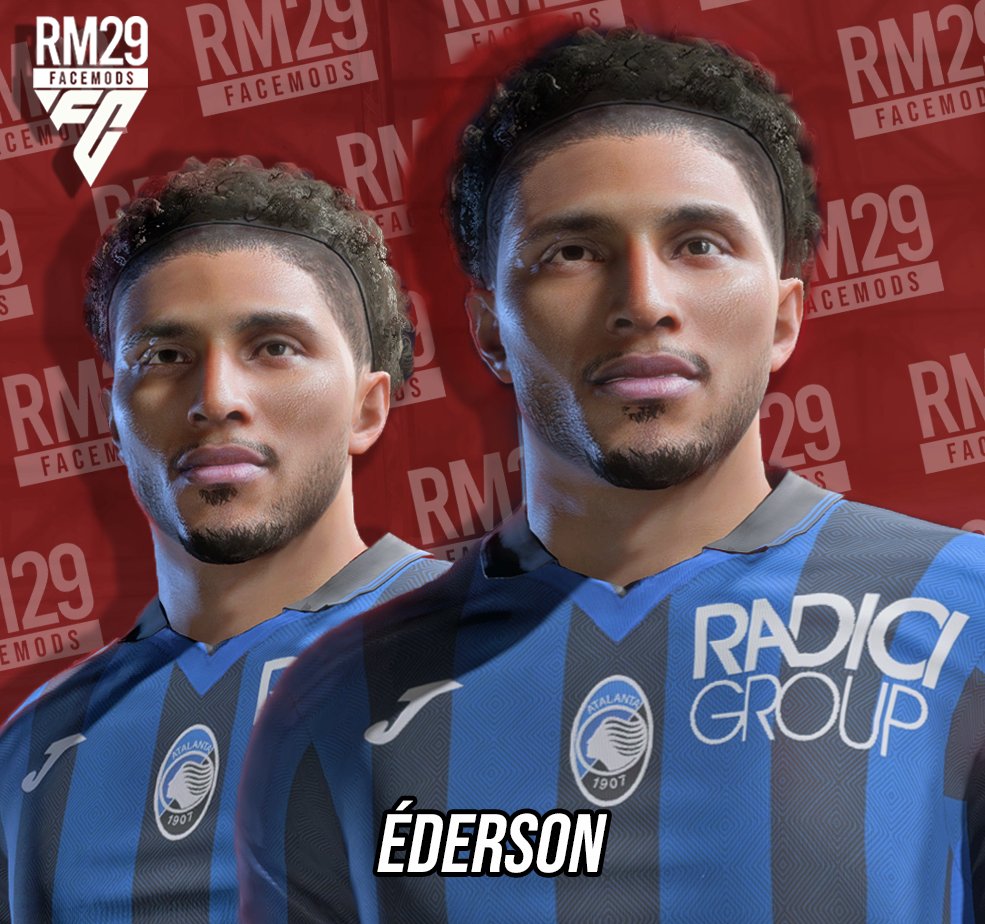 Renan_RM29's tweet photo. NEW FACE! 🚨
🇧🇷 ÉDERSON (🇮🇹 Atalanta FC)
☀23yo 🔥78 OVR 💥83 POT
💥 Available for FC24 and FIFA23.
💥 ID compatible with FIFERs Realism Mod
🚨 DOWNLOAD LINKS:
- https://t.co/rM9WR202TE
- https://t.co/XV0mqbVUiI
#EAFC24 #fifafaces #fifamods #RM29faces https://t.co/gkkfOJoMEy