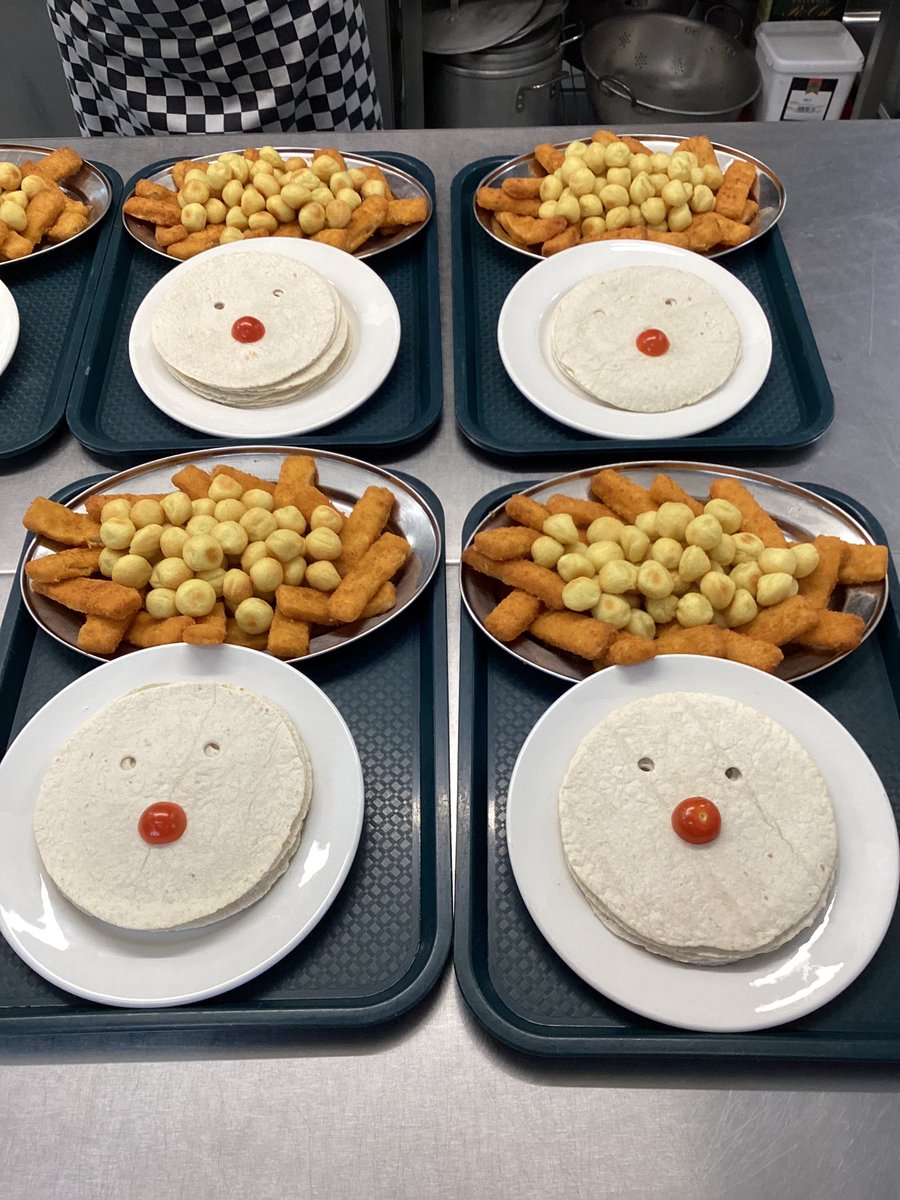 A big thank you to our fantastic school cook who went the extra mile for Red Nose Day