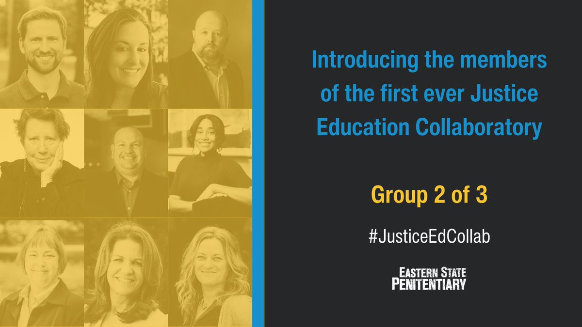 We're thrilled to introduce more of the members of our first ever #JusticeEdCollab: @deweyinghistory Erica Golle Dr. David C. Hayes Amy Hufnagel @K_Jackson78 Brittni Jennings @DrRobynKelso @LoisMacMillan3 @lauramcfarren Learn more: shorturl.at/yANP8