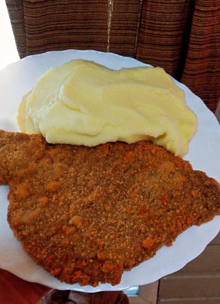 te amo milanesa con puré