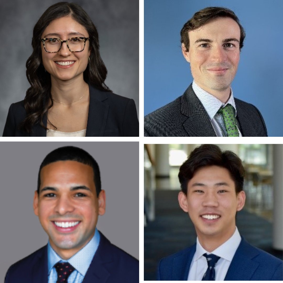We are delighted to introduce our 2024 Integrated Residents! They are Amalia Gomez-Rexrode from @UMichMedSchool; Thomas Harris from University of Aberdeen School of Medicine & Dentistry; Ricardo Rodriguez Colon from @IcahnMountSinai & Steven Zeng from @DukeMedSchool #MatchDay2024
