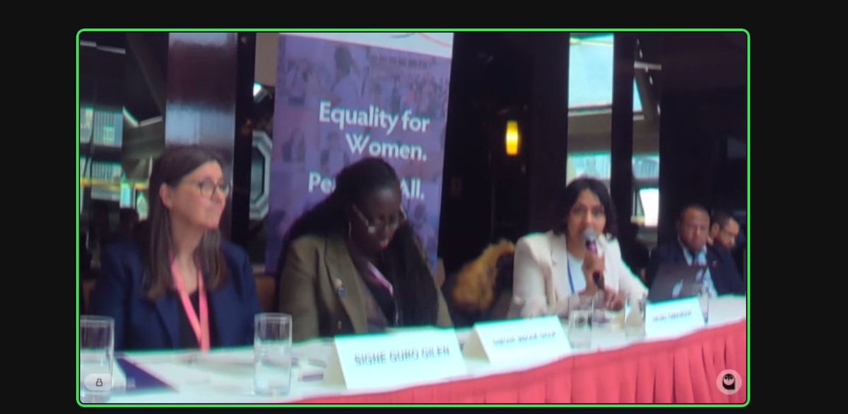 .@hendomairan of @Peace_Track spotlights impacts of #Localizing1325 in Yemen🇾🇪: 'We have established local plans📄 that address basic needs of 🚺, encouraging their participation🙋‍♀️ in peace processes and implementing strategies adapted to local needs.'