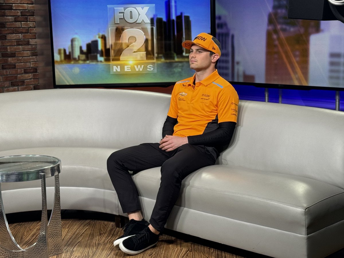 @PatricioOWard  en FOX2NEWS para hablar sobre el fin de semana de Grand Prix! ❤️🇲🇽

Los mexicanos rompiéndola en el motorsport, amamos ❤️🥺✨

- S🩷

📸 @detroitgp