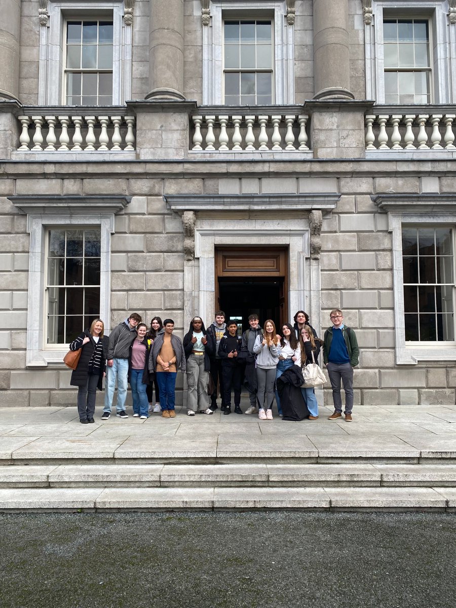 Democracy in Action! Our student council had a brilliantly informative day visiting the Oireachtas!! 👏 Huge thanks to Ann Marie and Rory for bringing them along 🌎