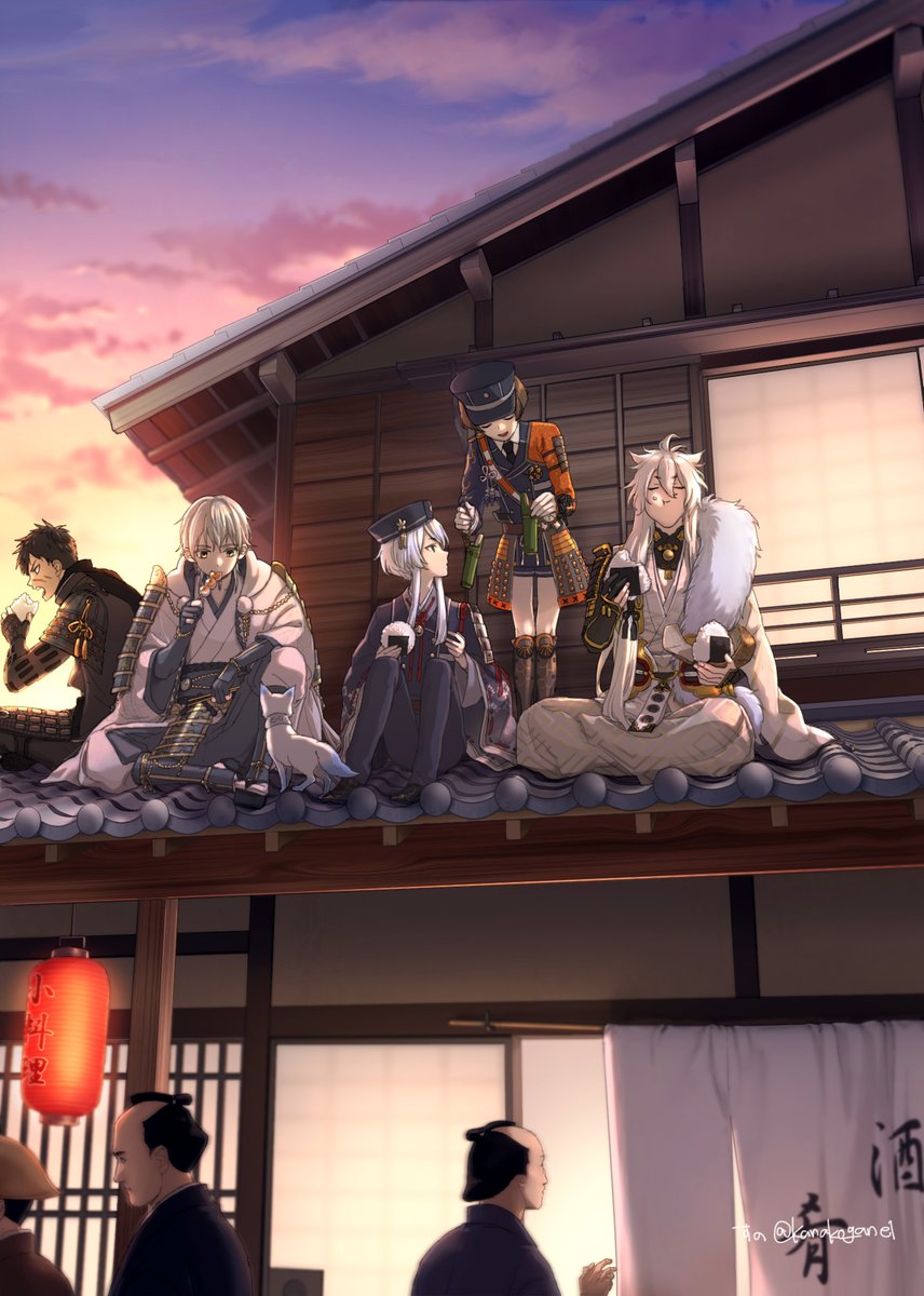 「#TLを食いしん坊な刀剣男士でいっぱいにしよう食べてる刀剣男士ならたくさんある!」|すのまたのイラスト