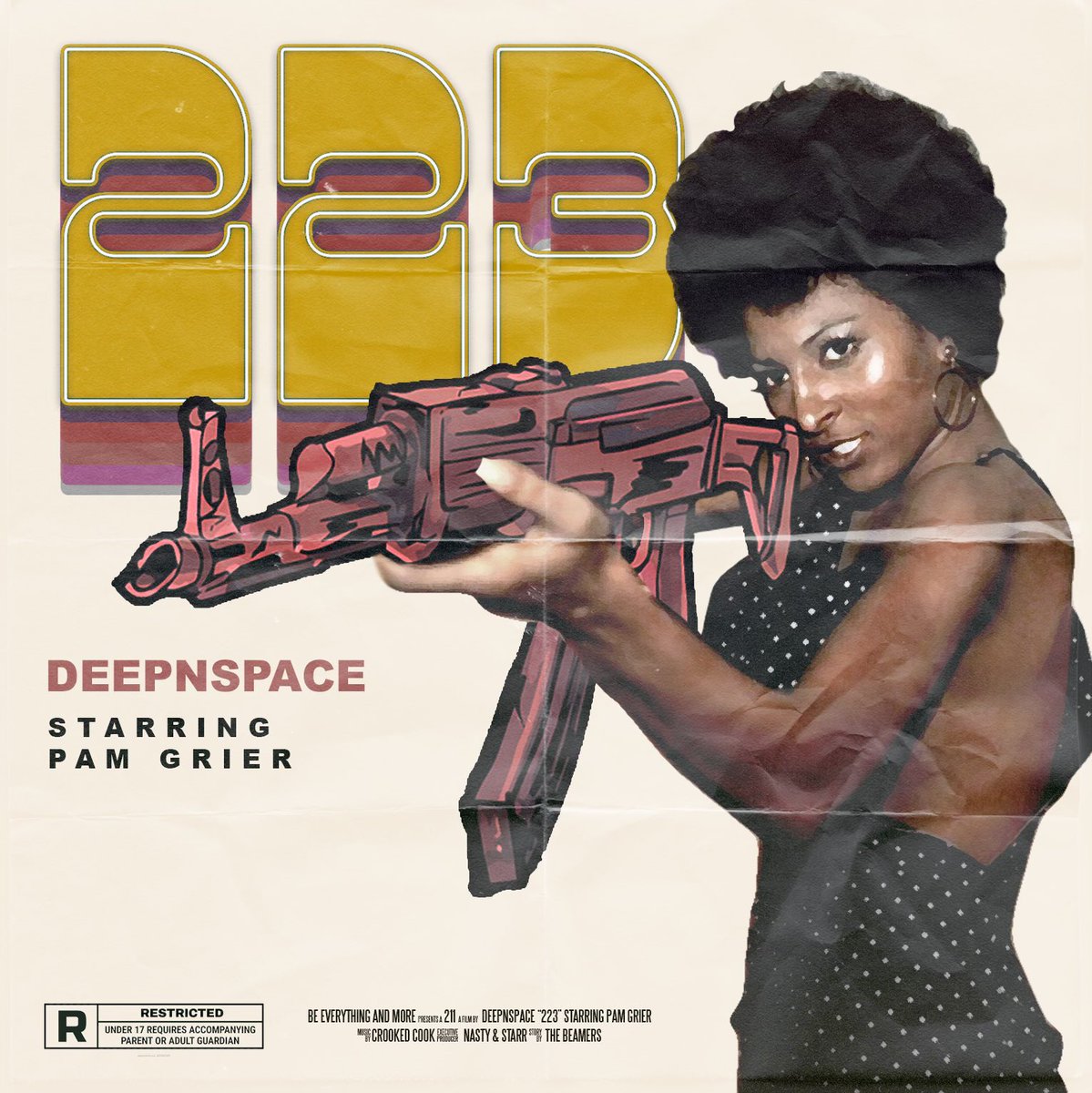 NEW BEAM‼️ “223” Black &amp; Stacked &amp; Packed With Fury 🚀 (Song x Artwork inspired by the 1973 motion picture “COFFY” Starring Pam Grier ) music.apple.com/us/album/223/1…