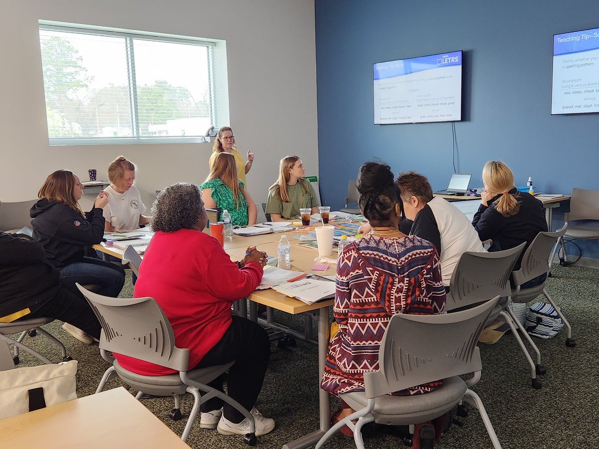Unit 3 LETRS training with Ellen, our Early Literacy Specialist <a href="/MartinCoSchNC/">MartinCountySchoolsNC</a>