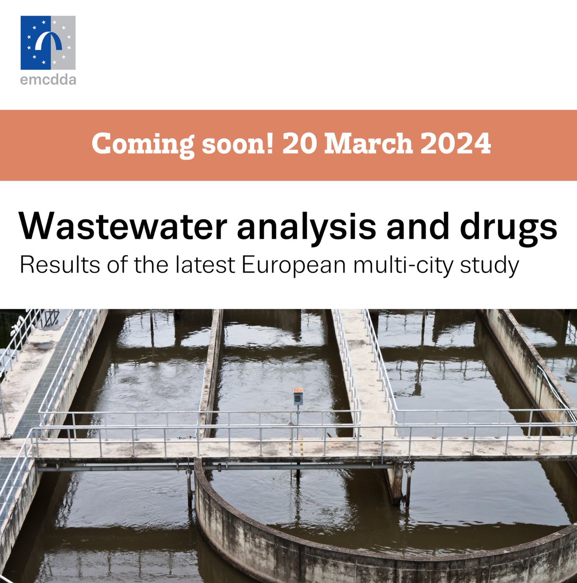 On Wednesday 20 March, we will be launching with the @ScoreNetwork, the latest findings from the European multi-city study on wastewater analysis and drugs. Stay tuned! emcdda.europa.eu/event/2024/03/…