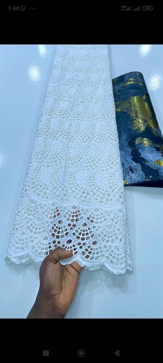 Atinukefabrics1's tweet photo. High Quality Dry Lace

38k for 5 yards

Ikorodu Lagos

Nationwide Delivery

Please Rp https://t.co/yfy9kgMXyA