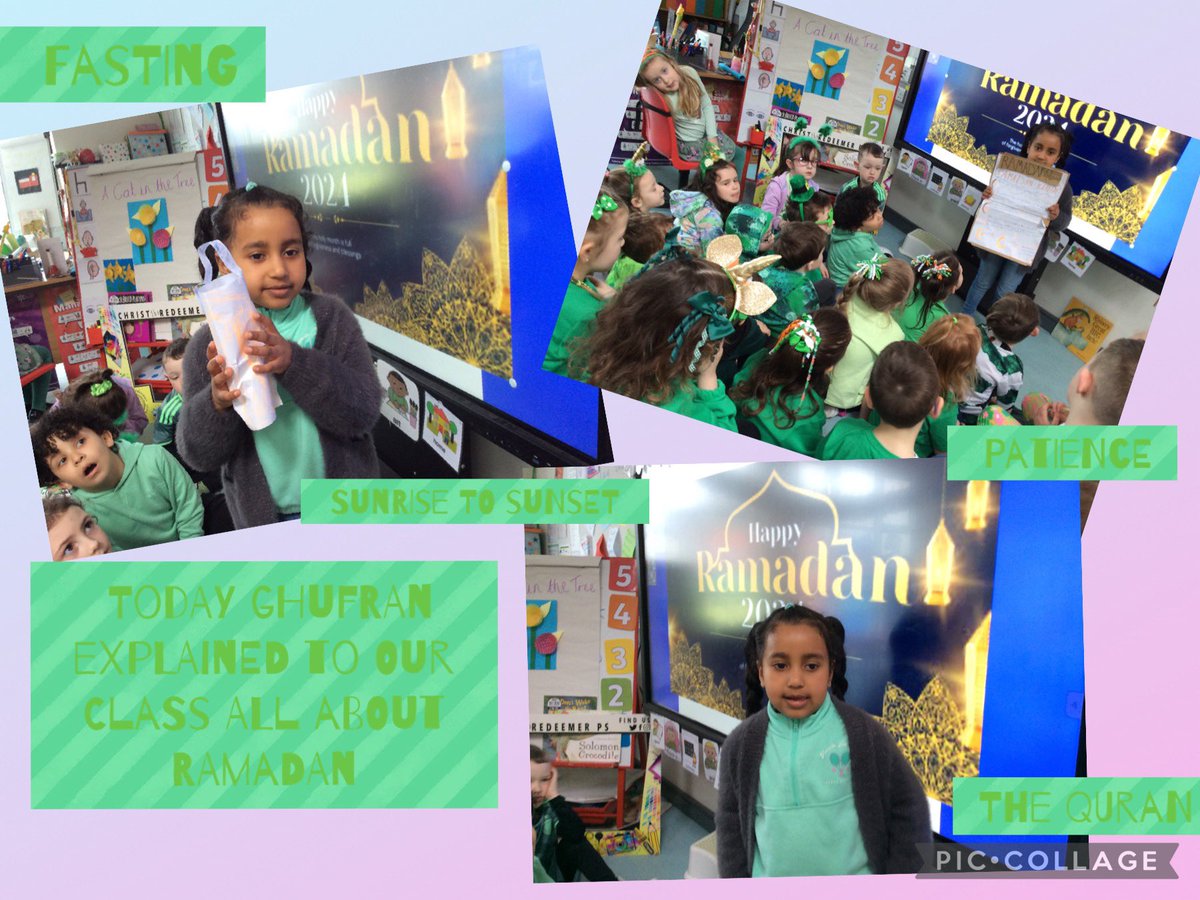 ctrps1's tweet photo. ๐ Ghufran from Miss Galbraith's P2 class shared lots of her knowledge and experience of Ramadan with her classmates today. โค๏ธ Learning and embracing diversity together in the classroom! ๐๐ค #RamadanEducation #APathwayToSuccess #P2Class ๐ https://t.co/szj2T7wjyO