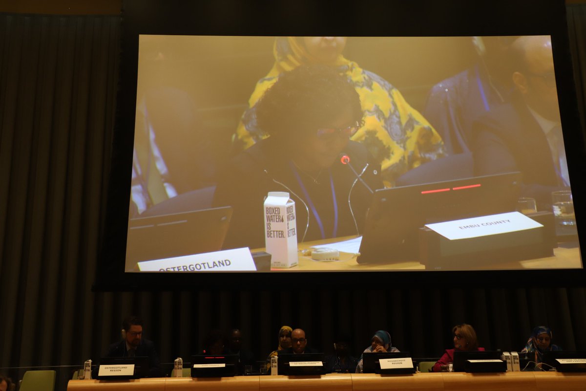 🟣#CSW68 @CecilyMbarire ,Governor, @EmbuOfficial 💬'The main barrier to women leadership are the stereotypes of women as being less effective leaders. These are social constructions. We need civic education to change these social norms.'