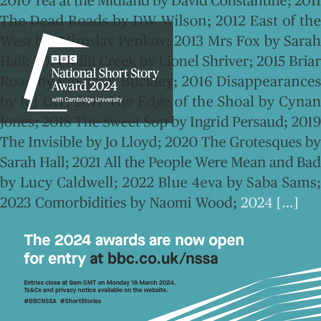 There are only a few days left to submit your entries for the BBC National Short Story Award 2024 #BBCNSSA 🖋️ 📖 Deadline is 9am on Monday 18th March ⏰ Enter now! bbc.co.uk/nssa