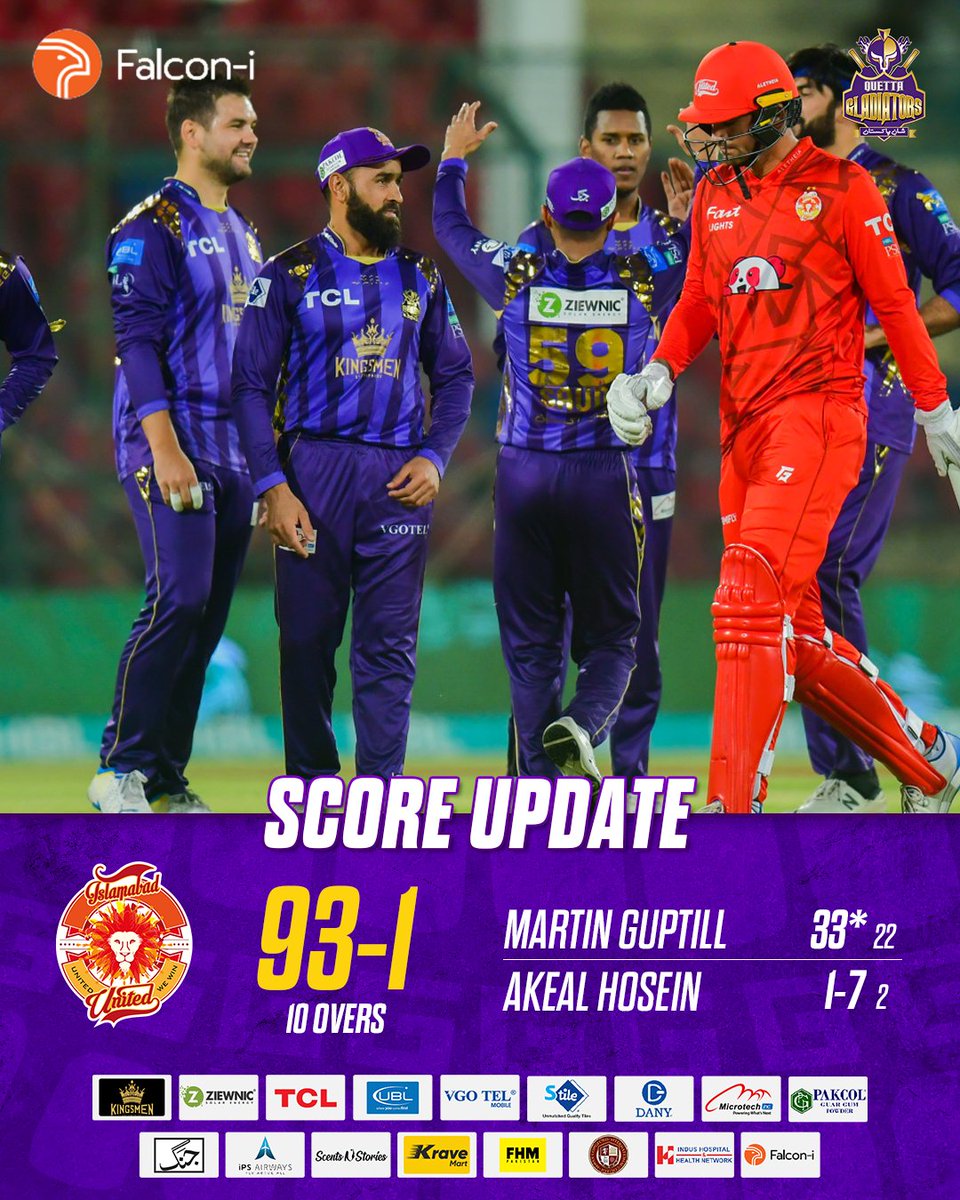 Let's regroup & claw back into the game boys! ✌️ #PurpleForce #IUvQG #HBLPSL9