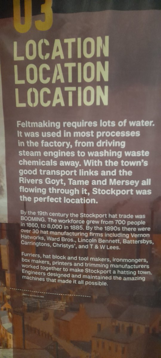 Loved our tour of <a href="/stockporthats/">Stockport Hat Musuem</a> museum this afternoon with enthusiastic guide Sue. I strongly recommend a visit!