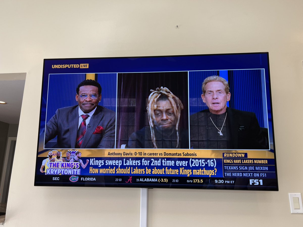 Weezy F Baby and the F is for First Take*

*(‘s competitor, Undisputed)