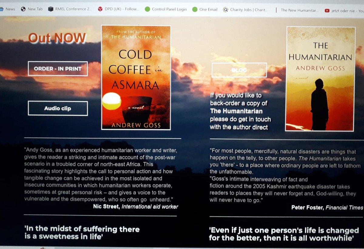 Curious about the story behind the novel Cold Coffee in Asmara, out now? guardianbookshop.com/cold-coffee-in… Check it out on the new website: andrewgoss-author.co.uk. And do feel free to get in touch 🙂📚 #WritingCommunity #humanitarian #refugees #publishing @BookGuild