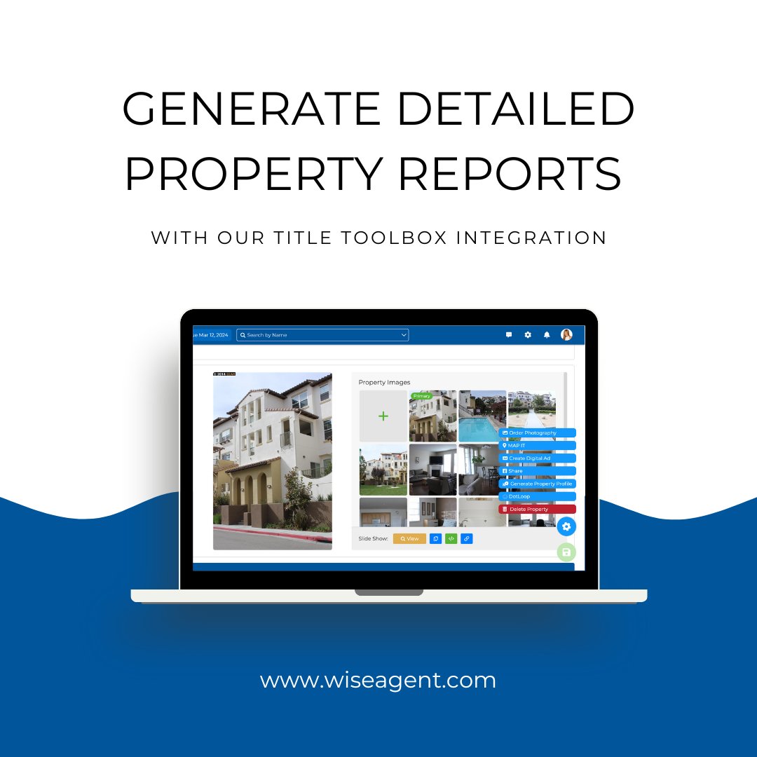 Creating property reports is now easier than ever with our <a href="/TitleToolbox/">TitleToolbox</a> integration. Connect with a title company in your area in just a few clicks and generate detailed reports for free. 🦉🏡
#WiseAgent #RealEstateCRM #PropertyReports #TitleCompany
